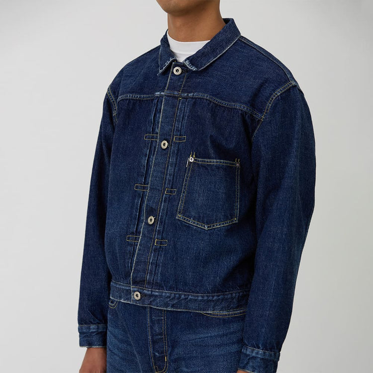 REMI RELIEF 12oz DENIM WWII Model Jacket (BLUE)