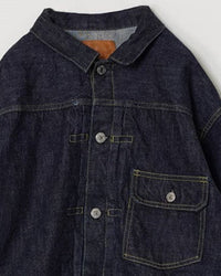 REMI RELIEF 12oz SELVEDGE DENIM 1st JKT (ONEWASH)　