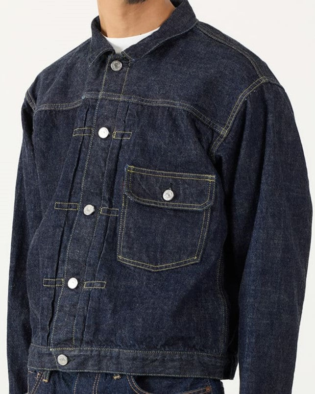 REMI RELIEF 12oz SELVEDGE DENIM 1st JKT (ONEWASH)