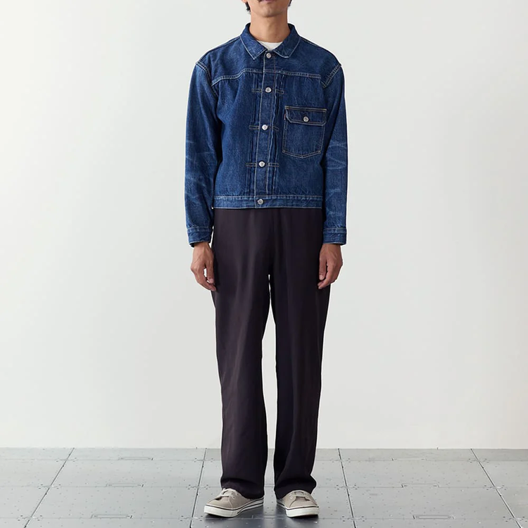 REMI RELIEF  12oz SELVEDGE DENIM 1st JKT(BLUE)