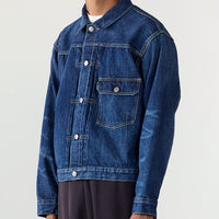 REMI RELIEF 12oz SELVEDGE DENIM 1st JKT(BLUE)
