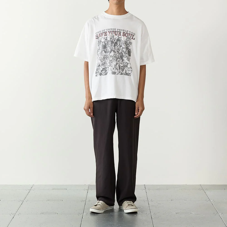 REMI RELIEF HARD SP Processed 20/Jersey BIG Size T-Shirt (SAVE YOUR SOUL) Cat Version OFFWHITE