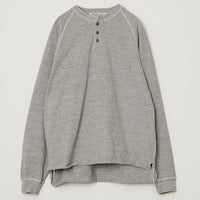 REMI RELIEF SP加⼯8/天竺ラグランヘンリーロンT(無地) heathergray