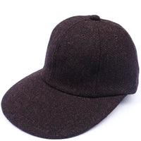 Riprap / SEMI LONG BRIM CAP MOON &amp; HARRIS TWEED DK.BROWN