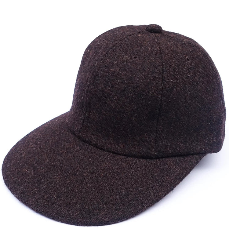 Riprap / SEMI LONG BRIM CAP MOON &amp; HARRIS TWEED DK.BROWN