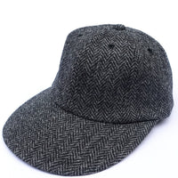 Riprap / SEMI LONG BRIM CAP MOON &amp; HARRIS TWEED GRAY