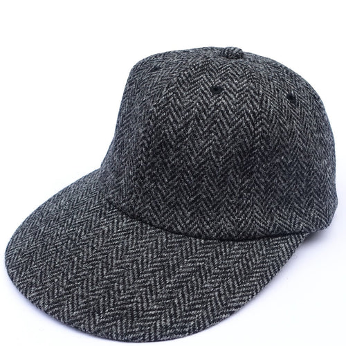 Riprap / SEMI LONG BRIM CAP MOON &amp; HARRIS TWEED GRAY