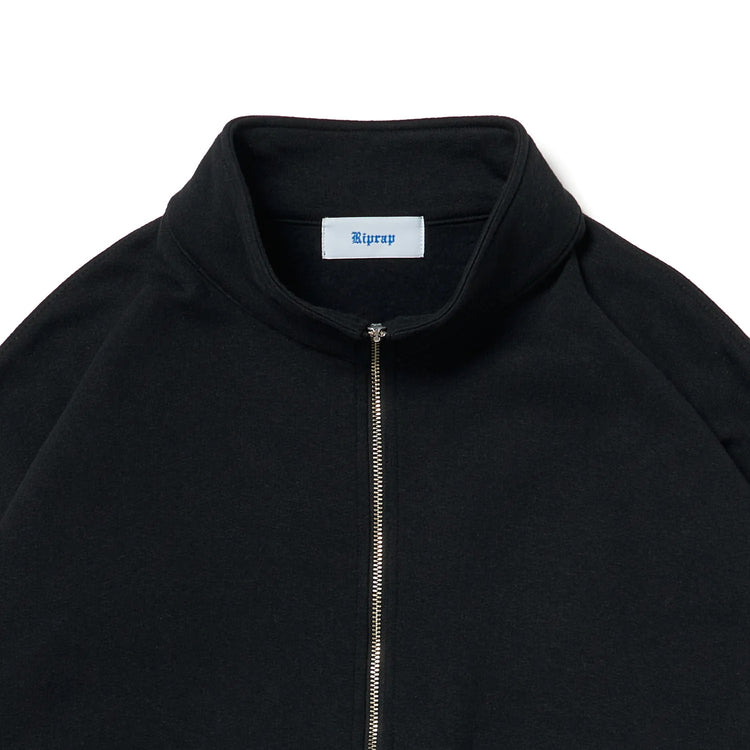 Riprap  H/Z DRILL TOP (COTTON FLEECE LINED) RRCS2201 BLACK
