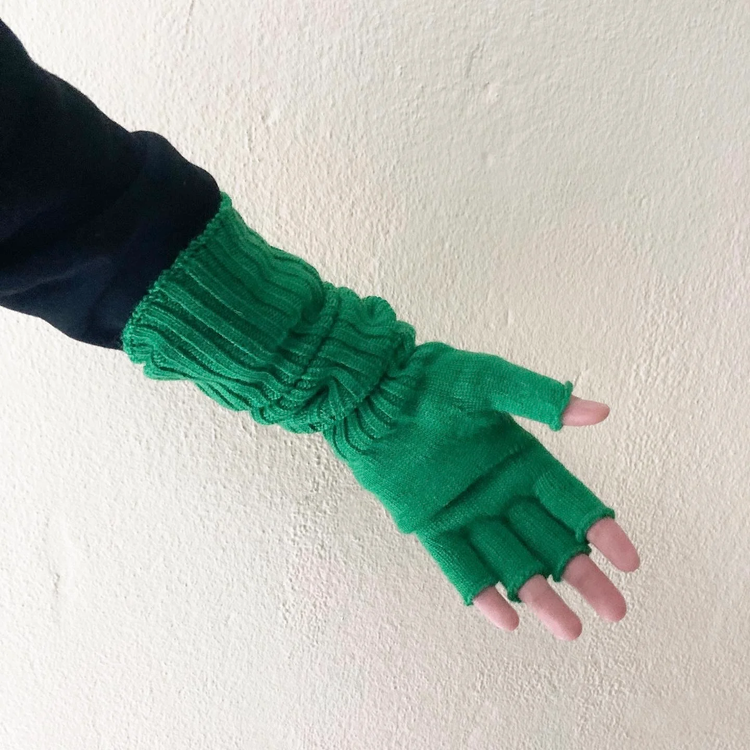 Riprap / O/F LONG GLOVES (BRITISH/AMERICAN WOOL) BLACK