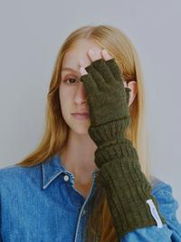 Riprap  O/F LONG GLOVES (BRITISH/SOUTH AMERICAN WOOL) CHARCOAL