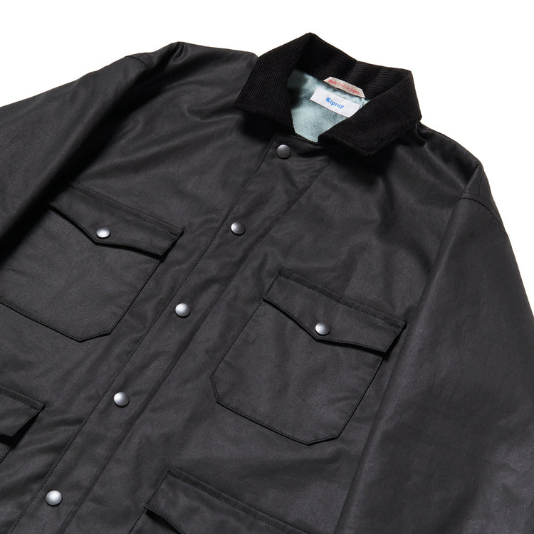 Riprap  HUNTING JKT (MILLERAIN WAXED COTTON) RRJ2203 BLACK