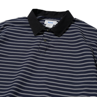 Riprap / POLO SHAPED SH S/S(POPLIN/TYPEWRITER BORDER) DK BROWN*BROWN