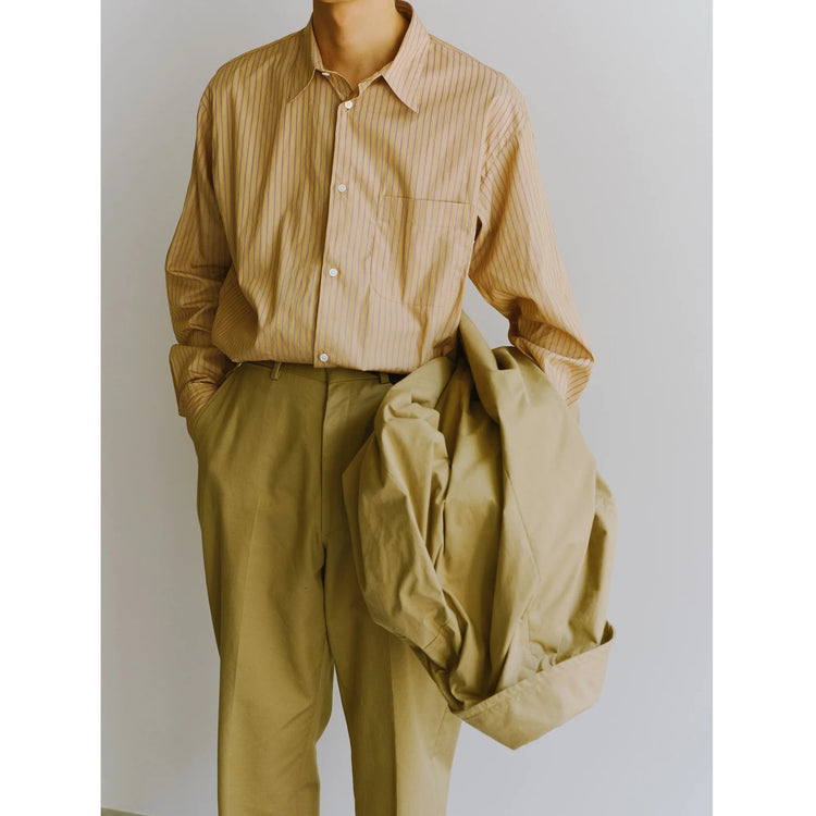 Riprap FF REGULAR COLLAR SHIRT (COTTON POPLIN STRIPE)