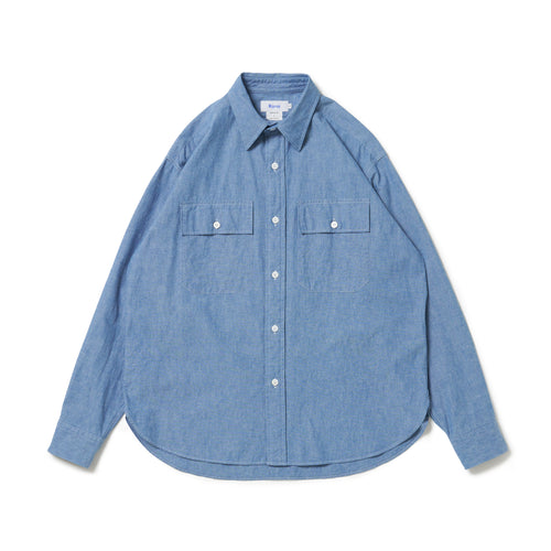 Riprap FLAP POCKET SHIRT (6oz SELVEDGE CHAMBRAY)