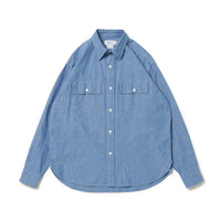 Riprap  FLAP POCKET SHIRT (6oz SELVEDGE CHAMBRAY)