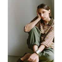 Riprap  POLO SHAPED SH L/S (COTTON POPLIN STRIPE)