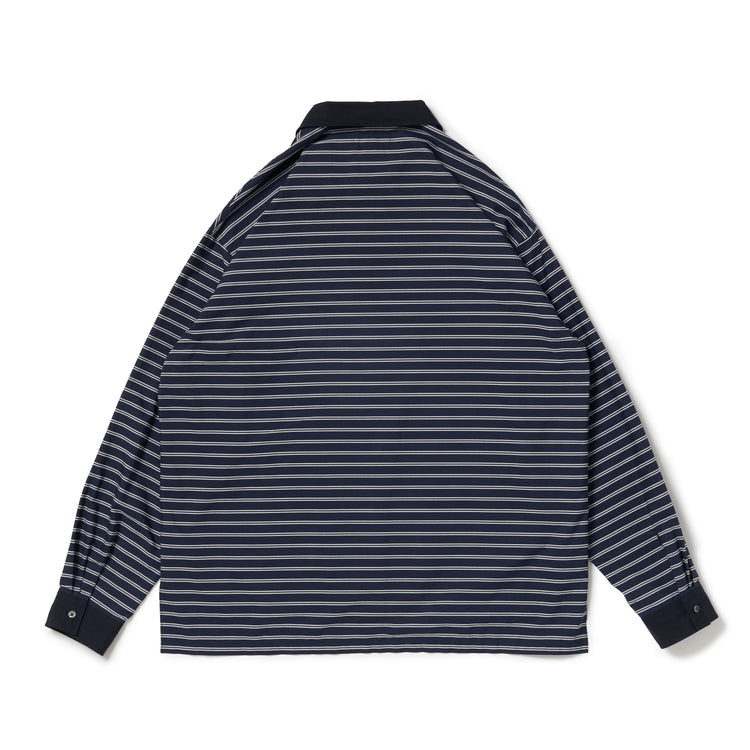 Riprap  POLO SHAPED SH L/S (COTTON POPLIN STRIPE)