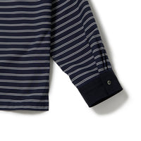 Riprap  POLO SHAPED SH L/S (COTTON POPLIN STRIPE)