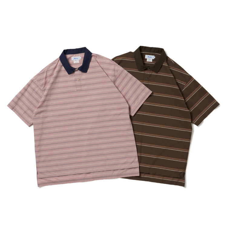 Riprap  POLO SHAPED SH L/S (COTTON POPLIN STRIPE)