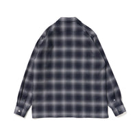 Riprap  OPEN COLLAR SH L/S (INDIGO SHADOW PATTERN) RRS2202 GRAY/INDIGO
