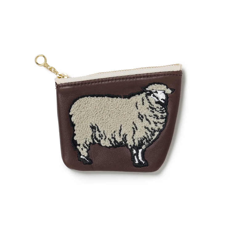 Riprap COIN PURSE "SHEEP" DK BROWN