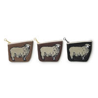 Riprap COIN PURSE "SHEEP" DK BROWN