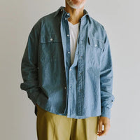 Riprap FLAP POCKET SHIRT (6oz SELVEDGE CHAMBRAY)