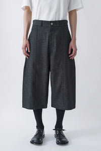 sage NATION  Welt Short Denim - Raw Black