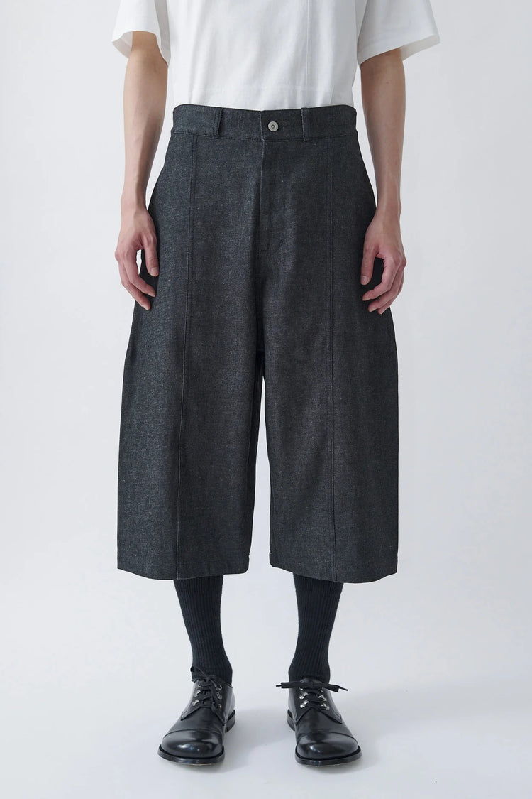 sage NATION  Welt Short Denim - Raw Black