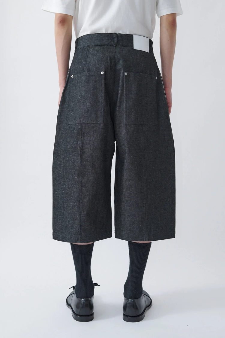 sage NATION  Welt Short Denim - Raw Black