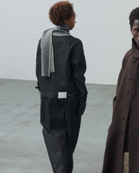 sage NATION  WELT TROUSER RAW DENIM RAW BLACK