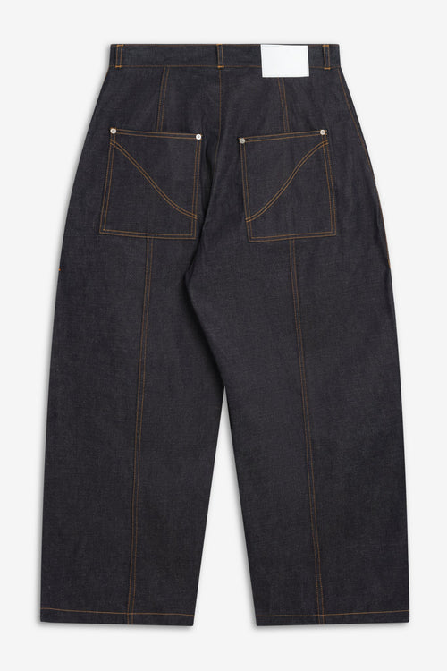 sage NATION WELT TROUSER RAW DENIM RAW DENIM