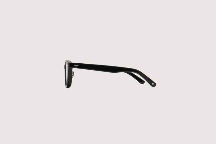 NOCHINO OPTICAL / SANSUI FR #1. GLOSS BLACK × CLEAR TO GREY (Photochromic Model)