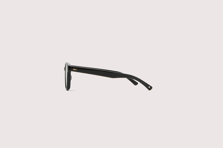 NOCHINO OPTICAL / SANSUI #1. GLOSS BLACK × CLEAR TO GREY (Photochromic Model)