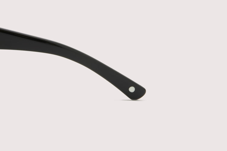 NOCHINO OPTICAL / SANSUI #1. GLOSS BLACK × CLEAR TO GREY (Photochromic Model)