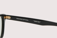 NOCHINO OPTICAL / SANSUI #1. GLOSS BLACK × CLEAR TO GREY (Photochromic Model)