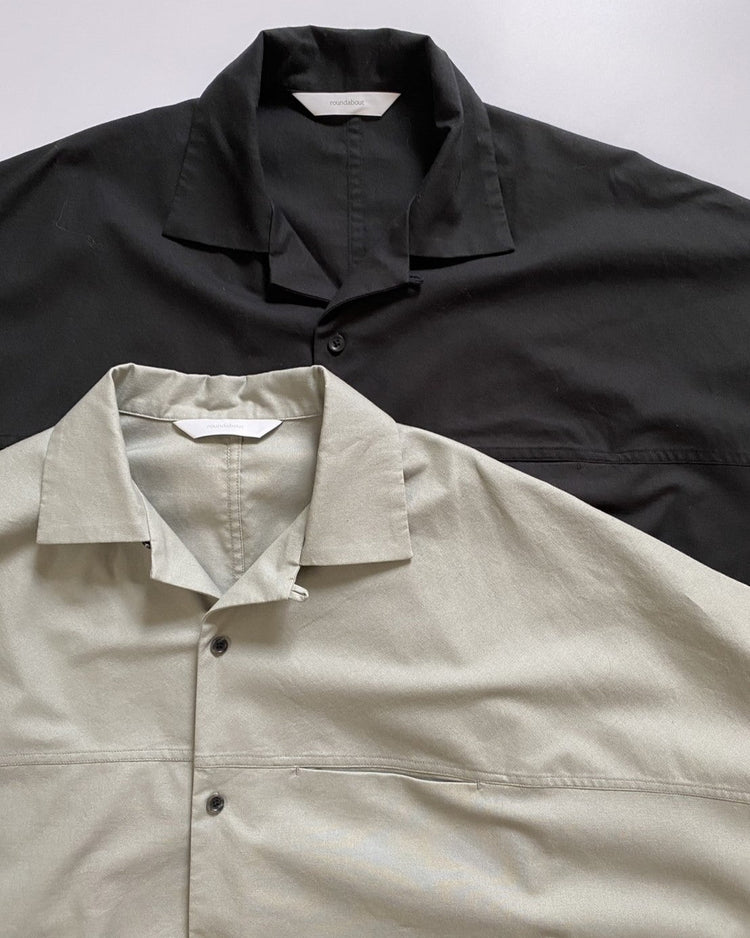 roundabout /  Dolman S/S Open Collar Shirt