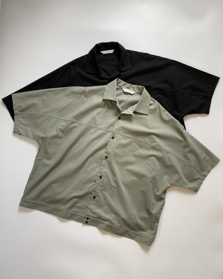 roundabout /  Dolman S/S Open Collar Shirt
