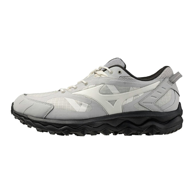 MIZUNO WAVE MUJIN TL GTX 10: Gray x Off-White x Light Gray