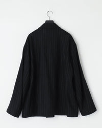 KANEMASA PHIL 36G Wool Stripe Double Jacket