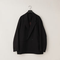KANEMASA PHIL  46G Solaro Double Jacket No.SK26A-010B BLACK BROWN