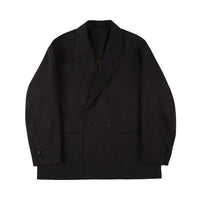 KANEMASA PHIL  46G Solaro Double Jacket No.SK26A-010B BLACK BROWN