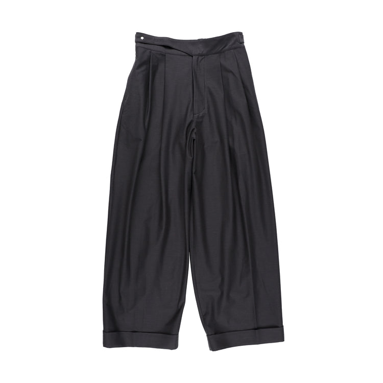 KANEMASA PHIL  46G SOLARO Gurkha Pants CHARCOAL BLACK
