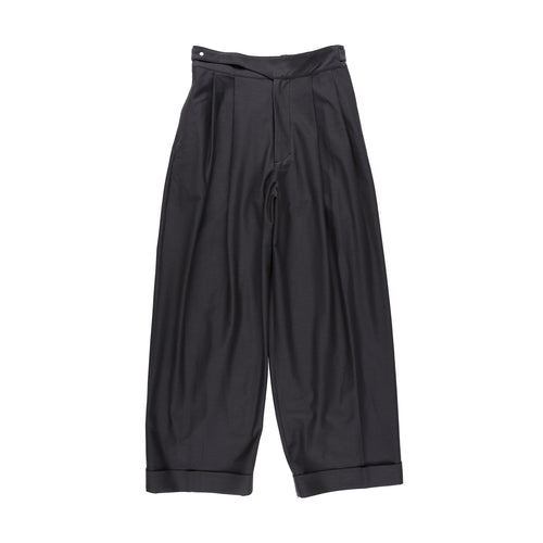 KANEMASA PHIL  46G SOLARO Gurkha Pants CHARCOAL BLACK