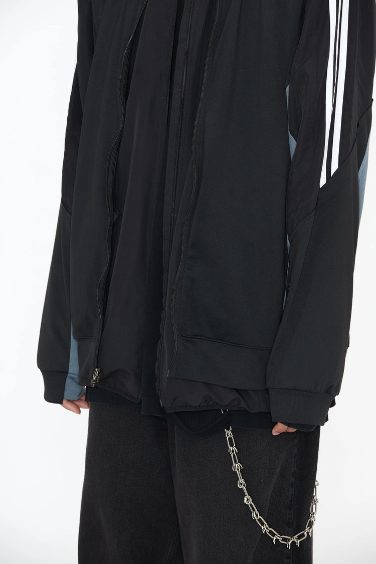 CODA RECONSTRUCTED HYBRID VINTAGE TRACK JACKET