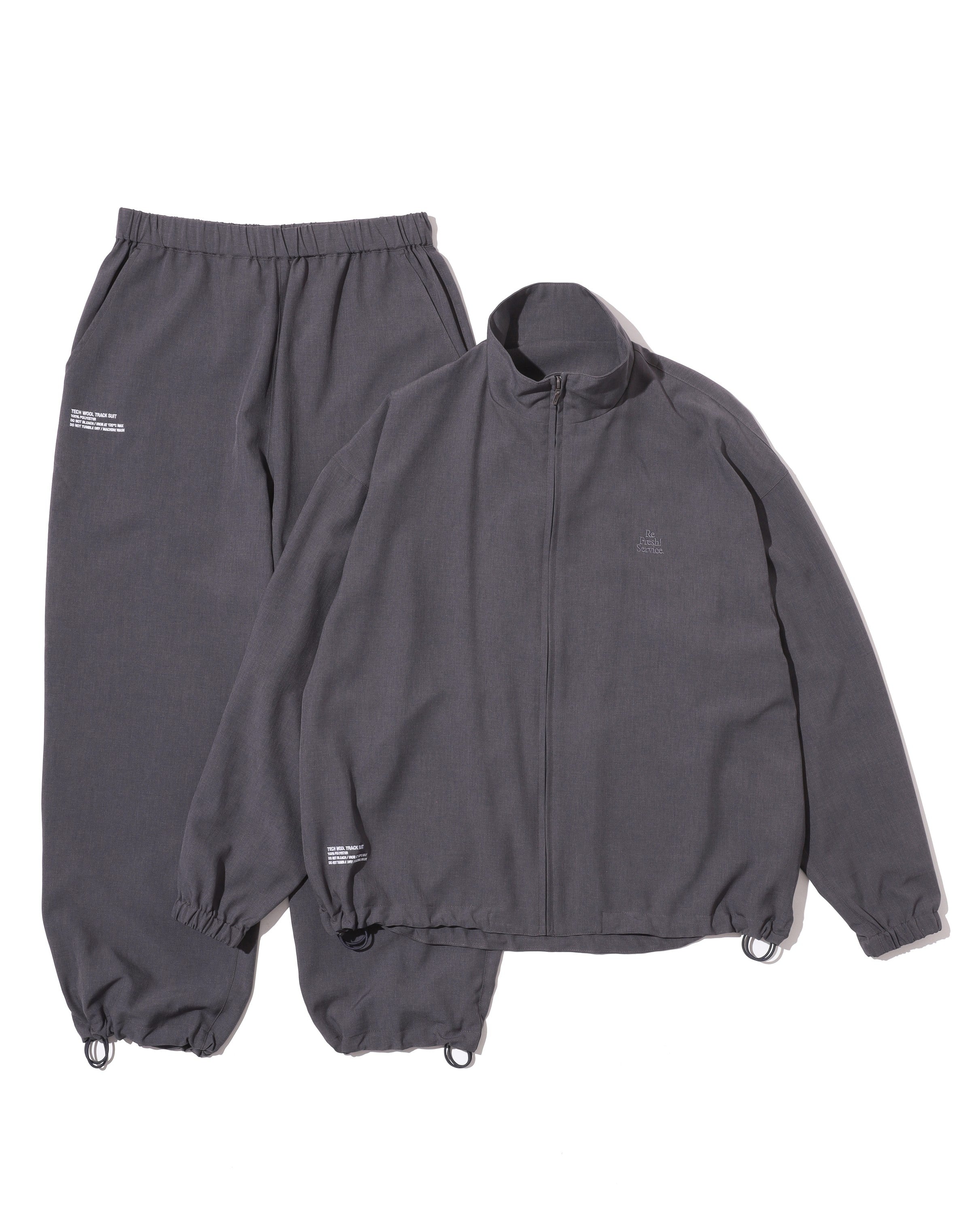 FreshService SYNTHETIC WOOL TRACK SUIT GRAY – CASDAY / キャスデイ