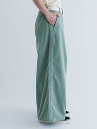 MEYAME / CORDUROY SIDE LINE WIDE PANTS BROWN