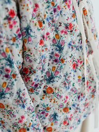 MEYAME FLOWER QUILTED JACKET MEY-2508 WHITE