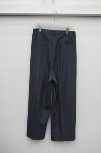 nonnotte Draping Five-Tuck Wide Trousers N-26A-015 Velvet Navy
