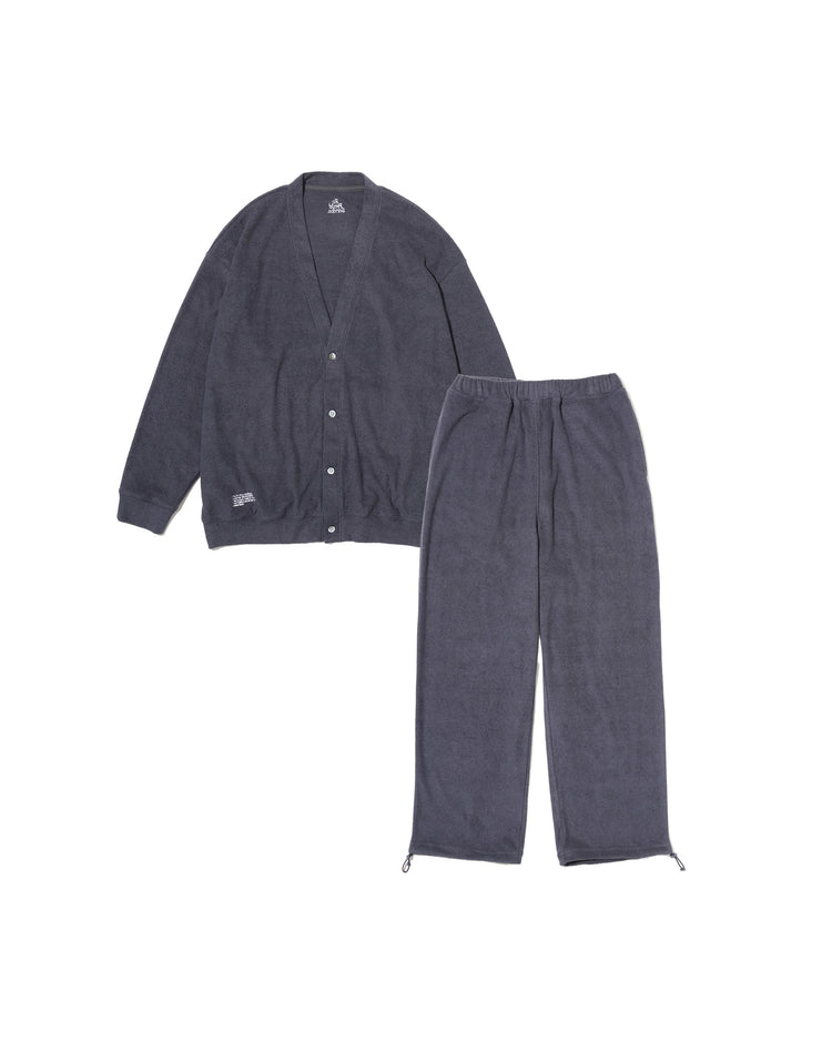 FreshService  UTILITY PILE CARDIGAN SET-UP GRAY